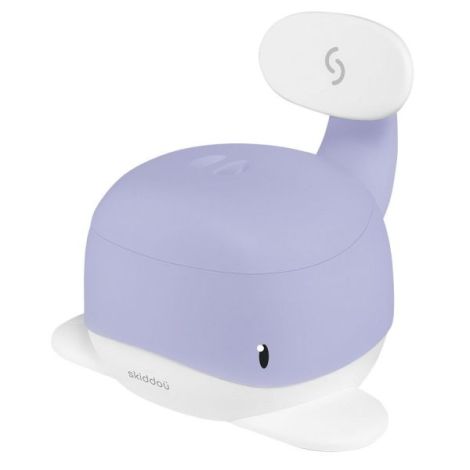 Olita pentru copii Pottili Skiddou balenuta cu capac Liliac bloom Lavanda - imagine 8